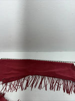 NOS Pink Show Chaps With Fringe Adjustable Waist 30” I-68