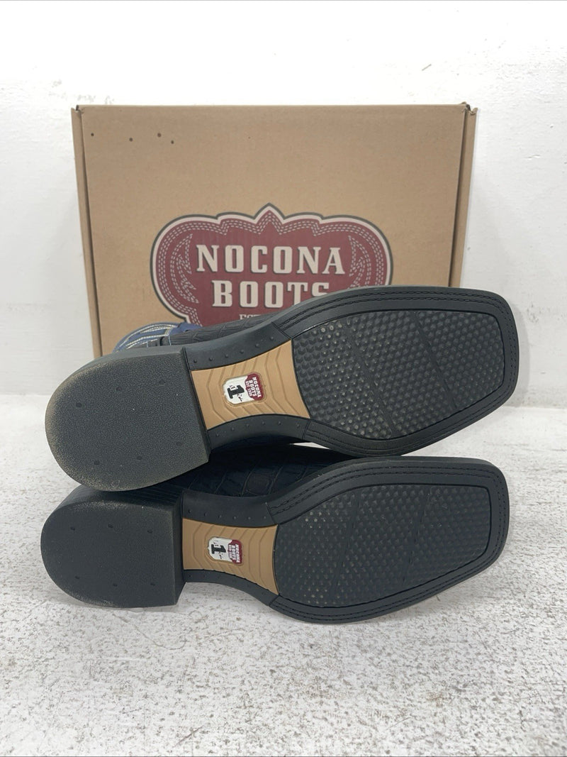 New Youth Blue Nocona Cowboy Boots. N K 5052 6 D. 2-92