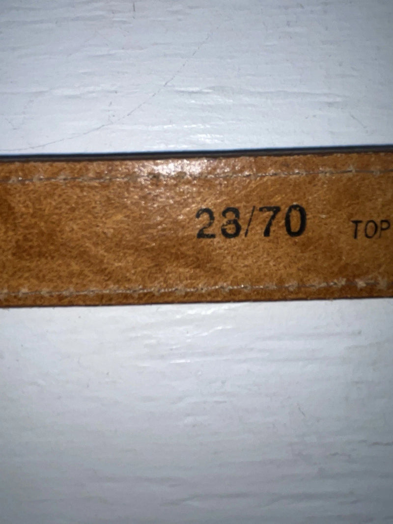 New Brown Genuine Leather Acme Tooled 28” Belt #5022 JJ-161