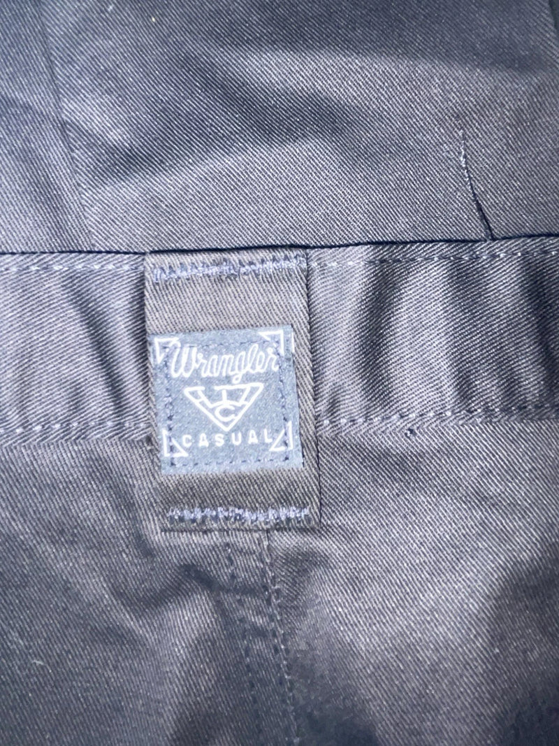 New Vintage Black Wrangler Polyester Pants #WW095WL ZZ-19