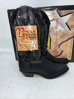 New Women’s Black Texas Brand Cowboy Boots. 4870 7 M. 18-27