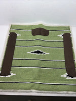 New Tough 1 Green Brown 30x30 Felt Fleece Saddle Pad #31-641 Pad-5