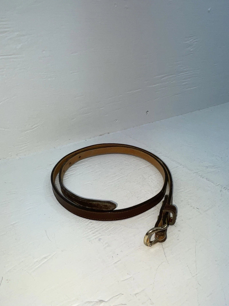 New Brown Genuine Leather Circle Y 32” Belt #9370S JJ-56