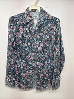 New Women’s Dickson Jenkins Multicolor Long Sleeve Pearl Snap Size 30 KK-1