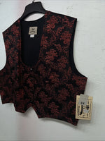 New Women’s Red 1849 Authentic Ranchwear Western Show Vest 3X WW-44