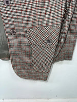 New Womens Red Plaid Bronson Work Blazer 13/14 #4400 UU-12
