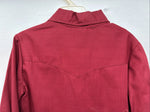 New Kids Fenton Dark Red Long Sleeve Button Up Size 8 YY-118