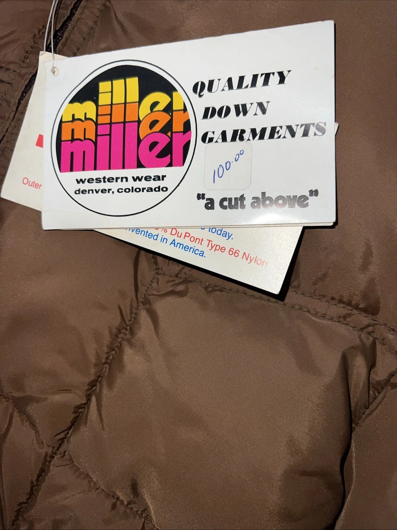 New Miller Brown Women’s Puffer Jacket Small RR-4