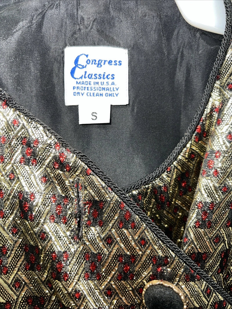 New Women’s Congress Classics Gold Western Show Vest Small G-606