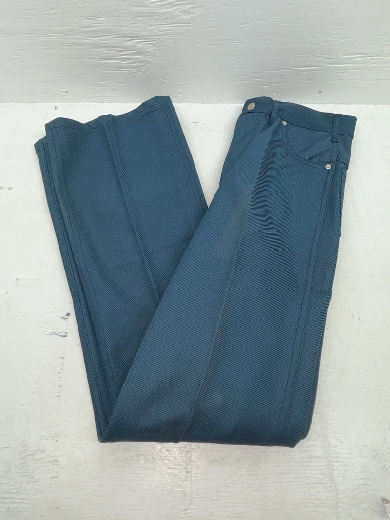 New Vintage Blue Miller Polyester Pants #2624 SS-39