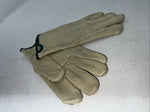 New Tan Leather Work Gloves Q-504
