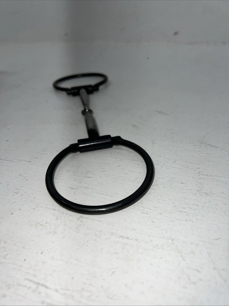 New Congress Leather O Ring Smooth Mouth Snaffle #471139 U-8