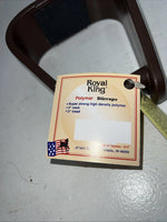 New Royal King Youth Brown Polymar Stirrups #57-1383 FF-2