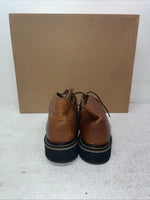 New Men’s Brown Lace Up Texas Brand Cowboy Boots. M 314 8 D. 1-93