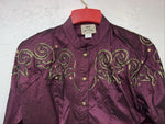 New Women’s Purple 1849 Authentic Ranchwear Short Show Jacket XS UU-73