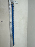 New Blue Genuine Leather Weaved 32” Belt #7030 Z-120
