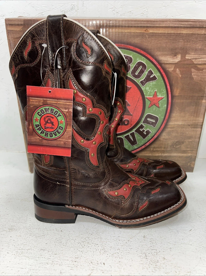 New Women’s Brown Laredo Cowboy Boots. 5675 7 M. 18-40