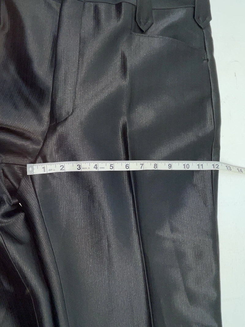 New Vintage Black Circle S Polyester Pants #CP5091 XX-69