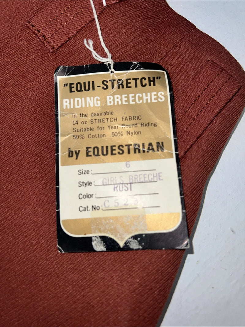 New Children’s Orange Equestrian English Breeches. 6 C 523 D-74