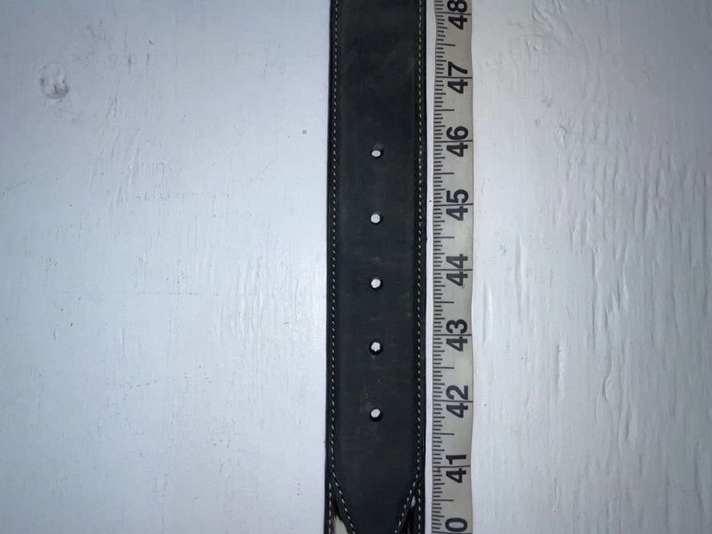 New Black Genuine Leather Nocona Zebra Print Bling 44” Belt #N2440501 JJ-81