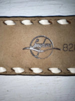 New Red Genuine Leather Longhorn Tooled 30” Belt #82828 JJ-140