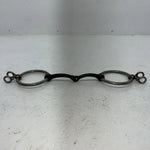 New O Ring Snaffle With Draw Rein Hooks LLL-13