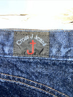 New Women’s Cross J Denim Jeans No Back Pockets. 15/16x34 J-10