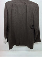 New Mens Brown Pioneer Wear Suit Coat 42L #12527 WW-56