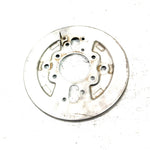 88 Honda FourTrax 300 4x4 OEM Front Left Brake Backing Plate 45120-HA7-651 AH89