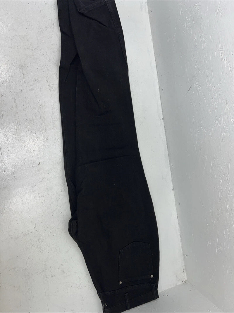 New Men’s Black Cowboy Cut Wrangler Classic Fit Denim Jeans. 19/20x34 F-32