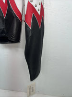 New Women’s 1849 Authentic Ranchwear White Red Short Show Jacket XL WW-27