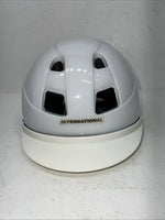 New Women’s White IRH English Riding Helmet. 1056-17 Large. 12-98