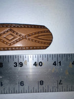 New Brown Genuine Leather Wrangler Tooled 34” Belt #5080/17 Z-39
