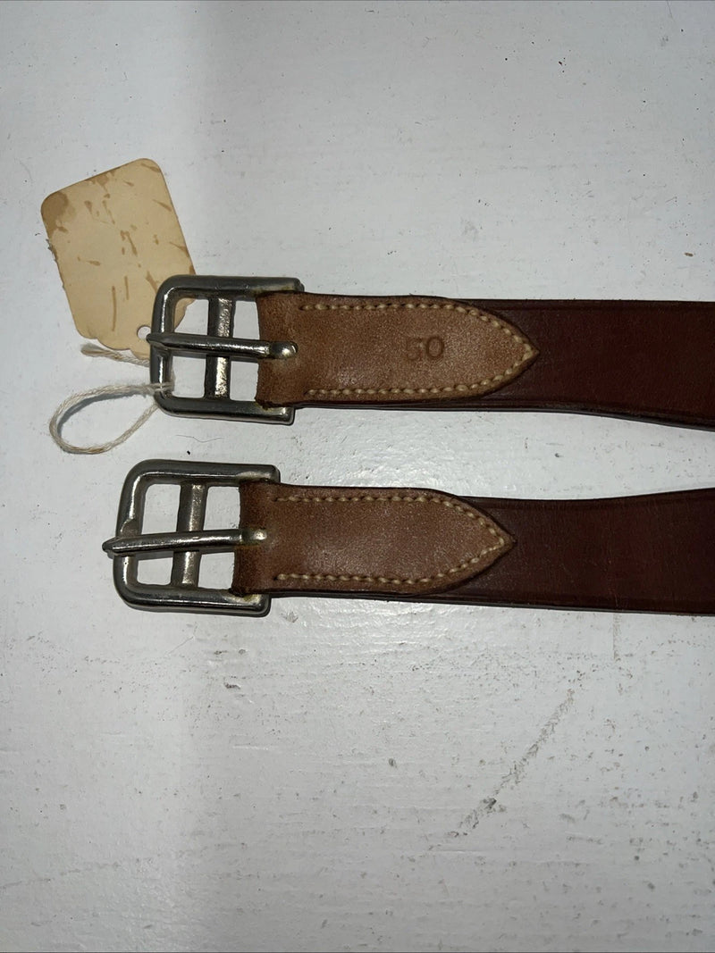 New Brown Leather Balding 50” Girth BB-29