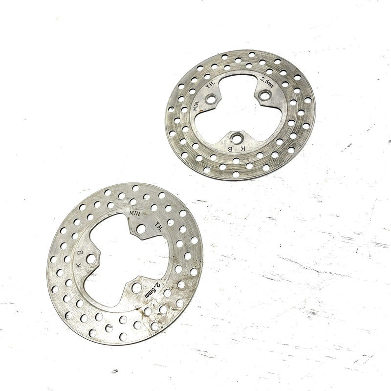 01-08 Honda Sportrax 250 TRX250 OEM Front Brake Rotor Pair 45251-HN1-003 AH83
