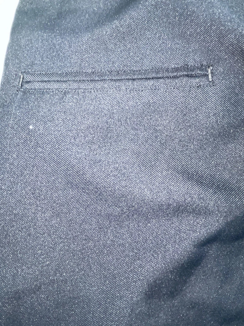 New Vintage Black Crimplene Polyester Pants XX-90