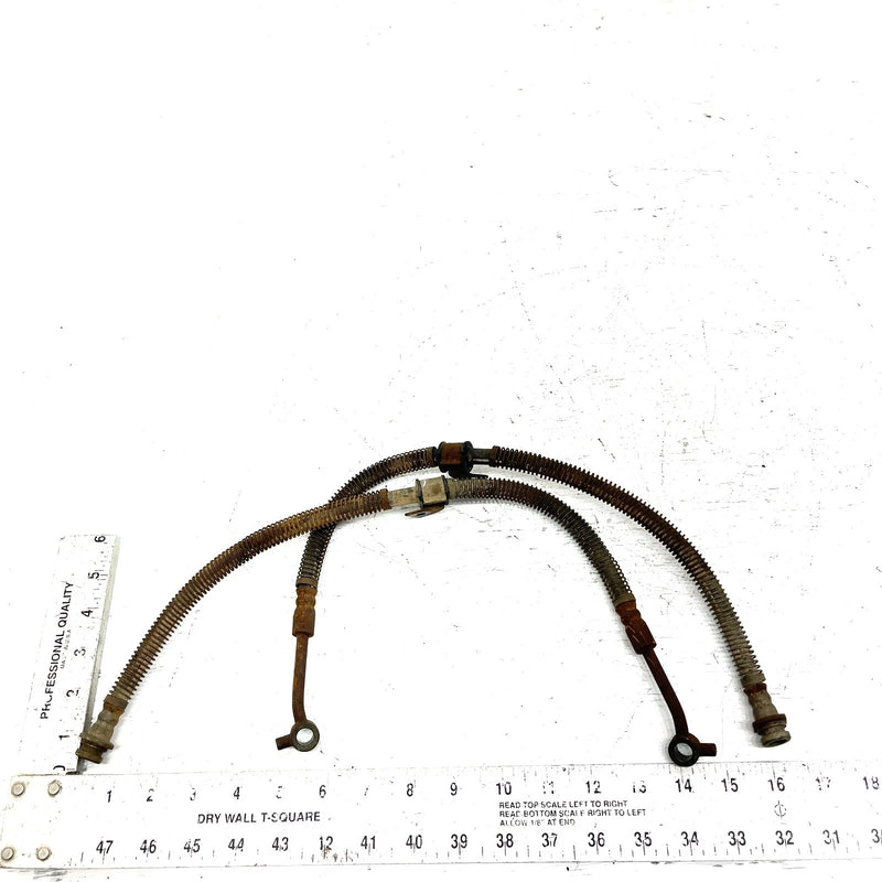 02 Suzuki Quadrunner 500 LTF500F 4x4 OEM Front Brake Hose Set 59240-09F00 AS37