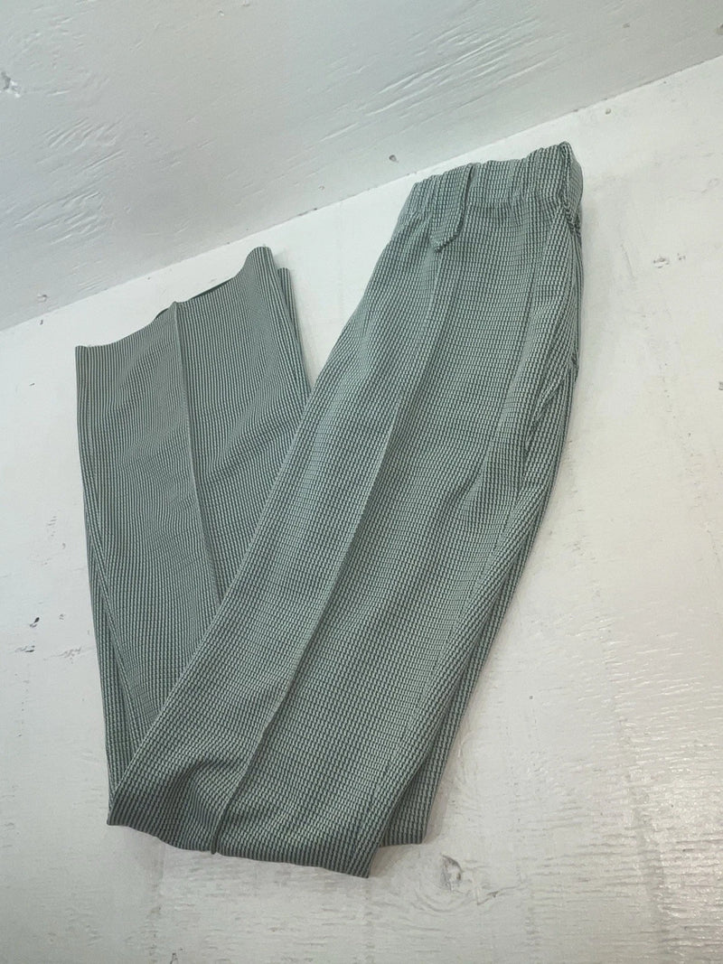 New Vintage Green Checkered Dickson Jenkins Polyester Pants #535 3A-20