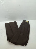 New Vintage Brown H Bar C Polyester Pants #MR477 SS-48
