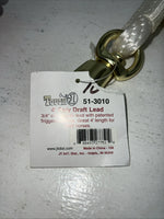 New Tough 1 White 4” Poly Draft Lead Rope #51-3010 M-508