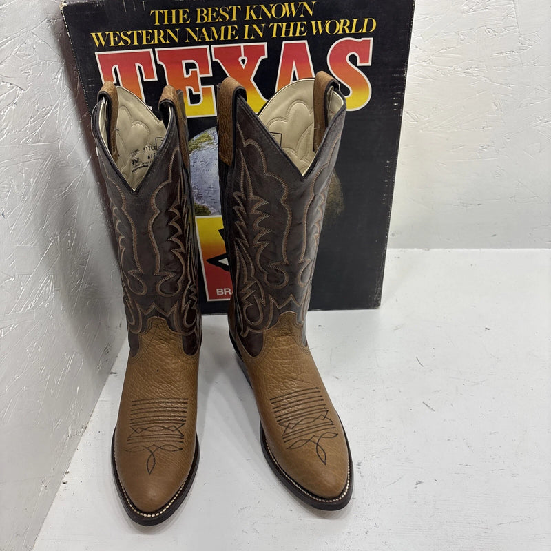 New Brown Texas Boots 8.5  3-12
