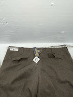 New Vintage Brown Circle S Polyester Pants #CP4776 OO-25