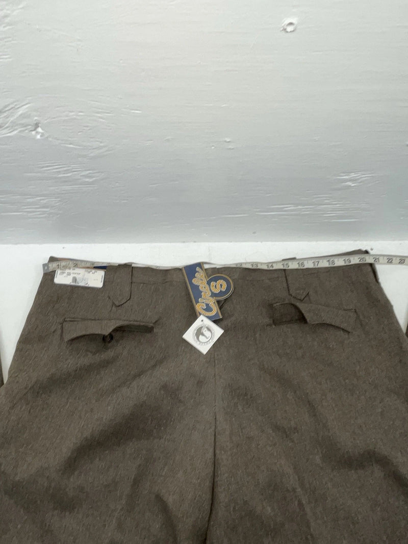 New Vintage Brown Circle S Polyester Pants #CP4776 OO-25
