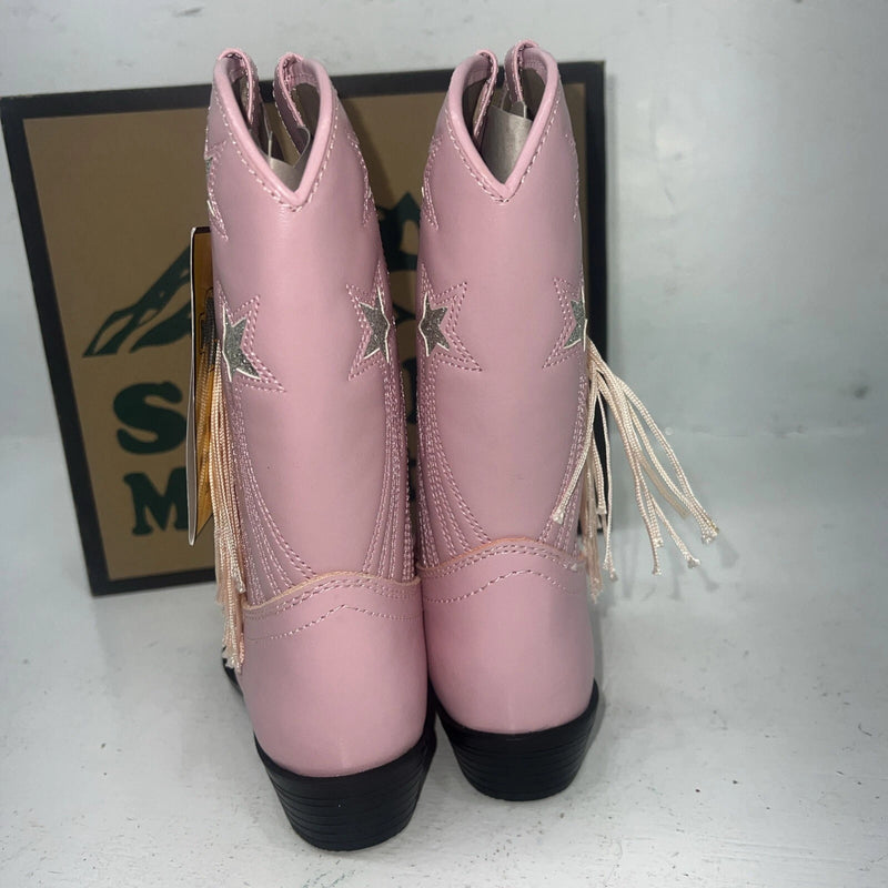 New Children’s Pink Smoky Mountain Cowboy Boots. 1058JC 10.5 10 1/2. 24-56