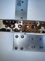 New Cow Print Genuine Leather Blazin Roxx Bling S Belt #N3510602 Z-59