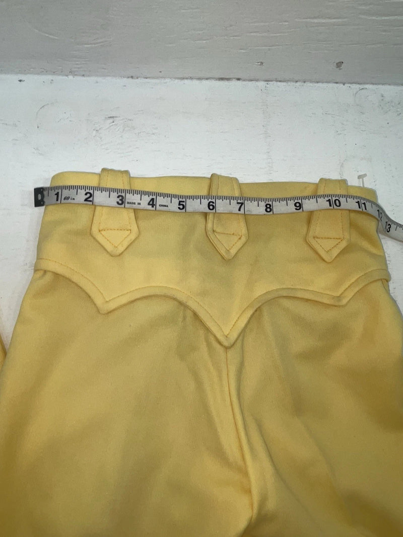 New Vintage Yellow Western Heritage Polyester Pants #G31 3A-89