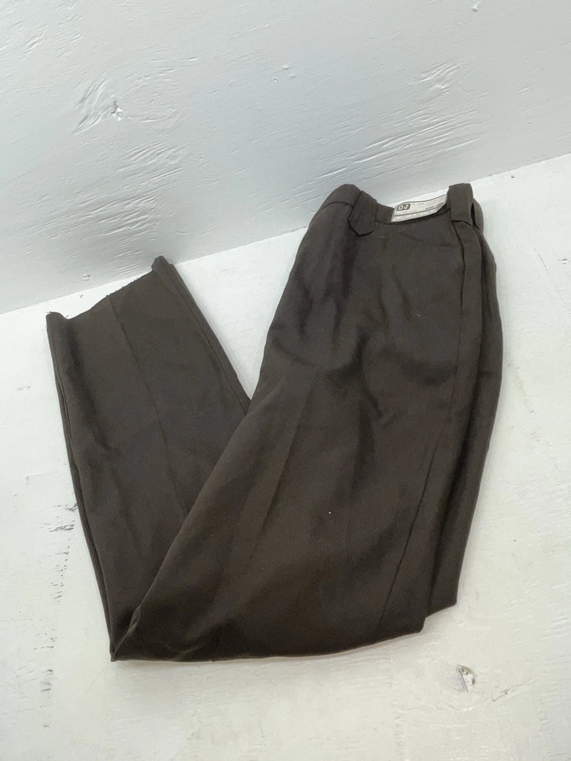 New Vintage Brown Dickson Jenkins Polyester Pants #2519 OO-21