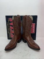 New Men’s Brown Texas Brand Cowboy Boots. 5111 10.5 10 1/2 D. 7-109