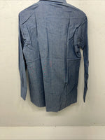 New Men’s Denim Champion Westerns Long Sleeve Pearl Snap Shirt. 15.5x33 M S-10