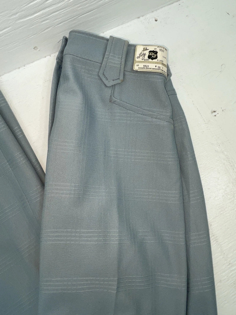 New Vintage Gray Dickson Jenkins Polyester Pants #5501 VV-76